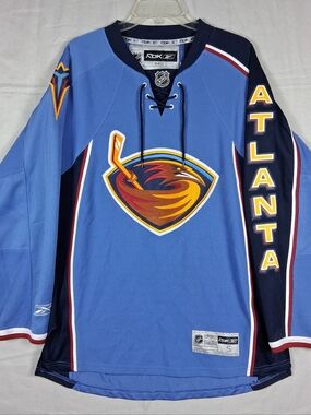 Vintage Reebok Atlanta Thrashers NHL Hockey Jersey Mens Size Small